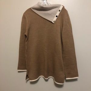 Ann Taylor KNIT BUTTON DETAIL SWEATER